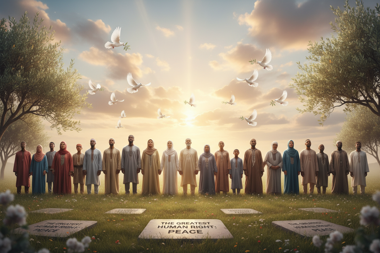 The Greatest Human Right is to Live in Peace!