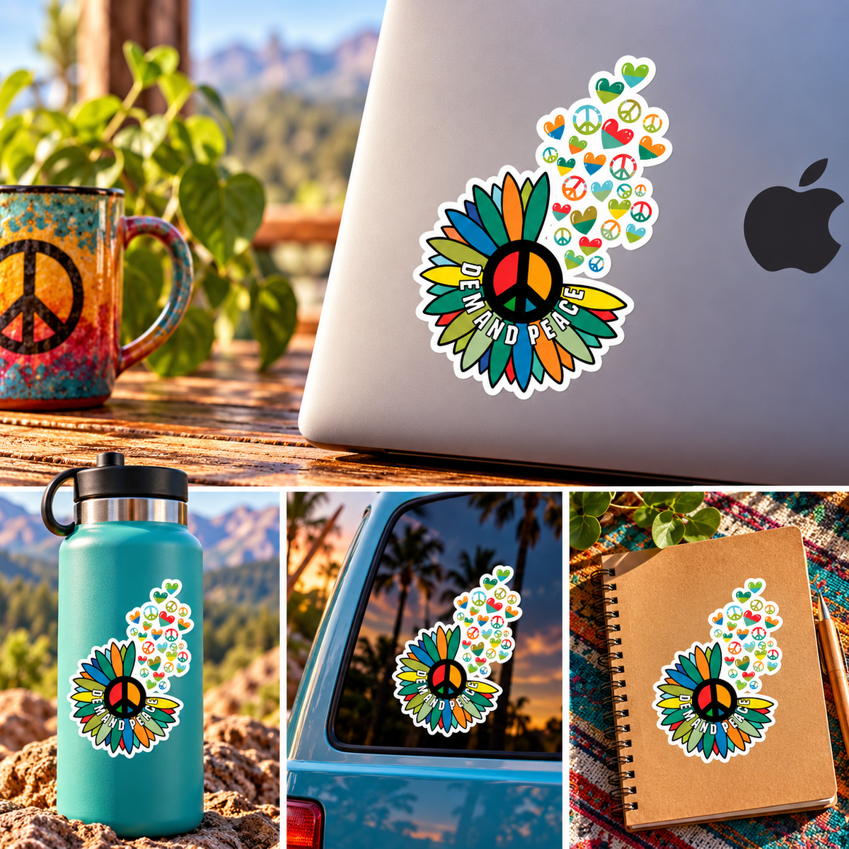 Bubble-free stickers