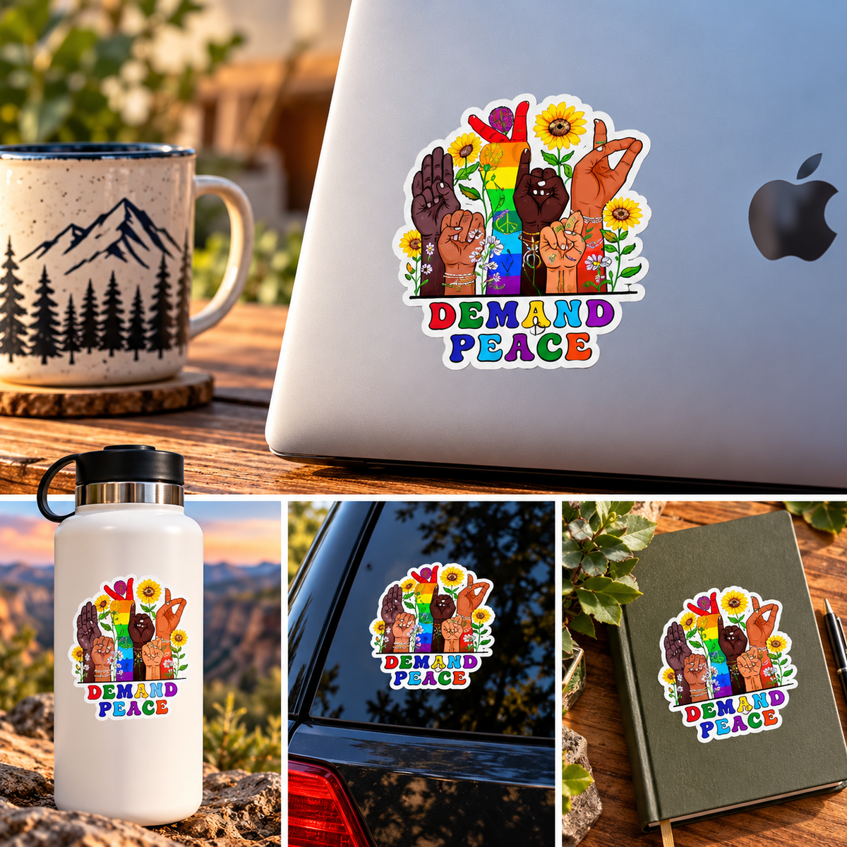 Bubble-free stickers