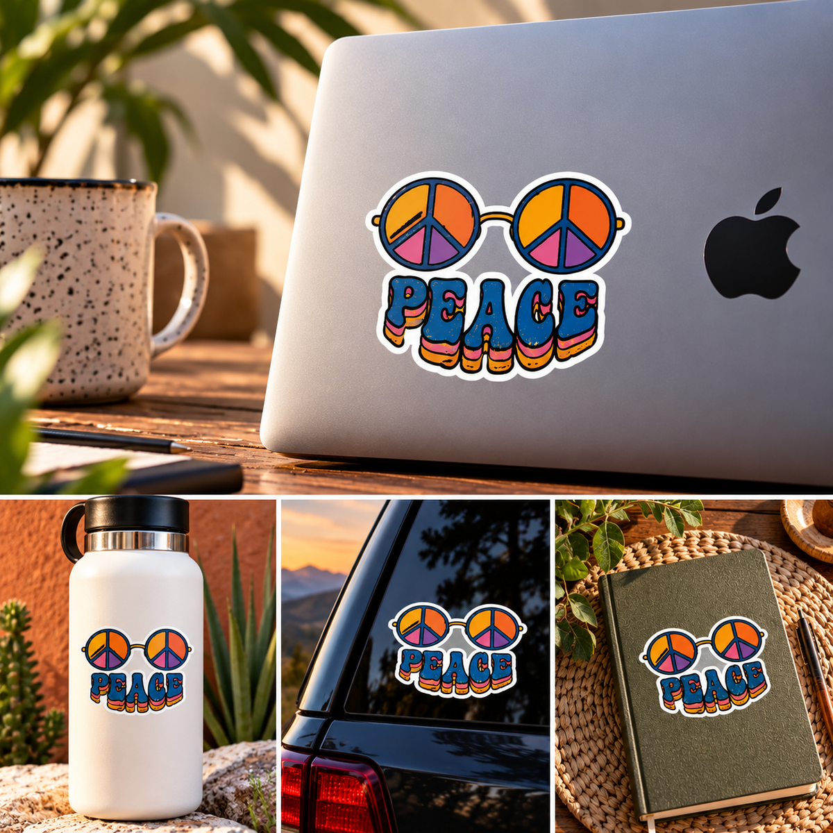 Bubble-free stickers