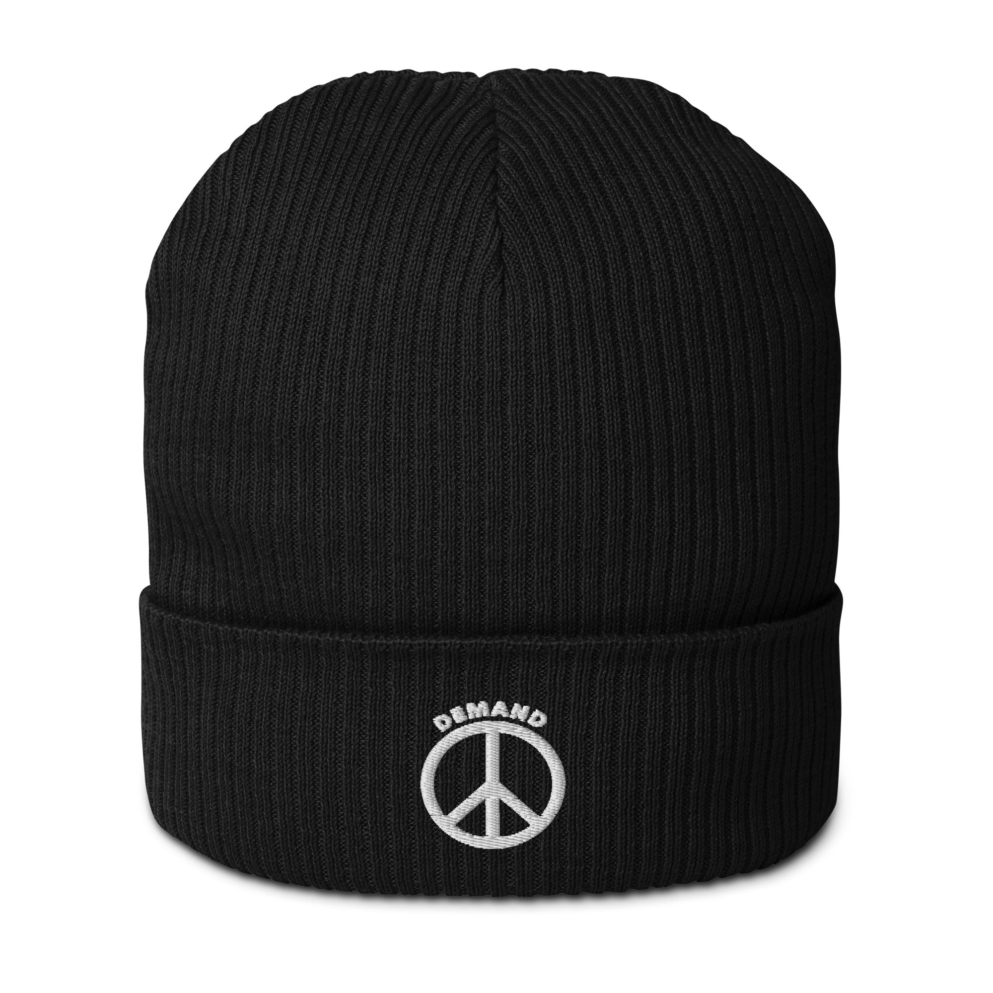 Organic ribbed beanie