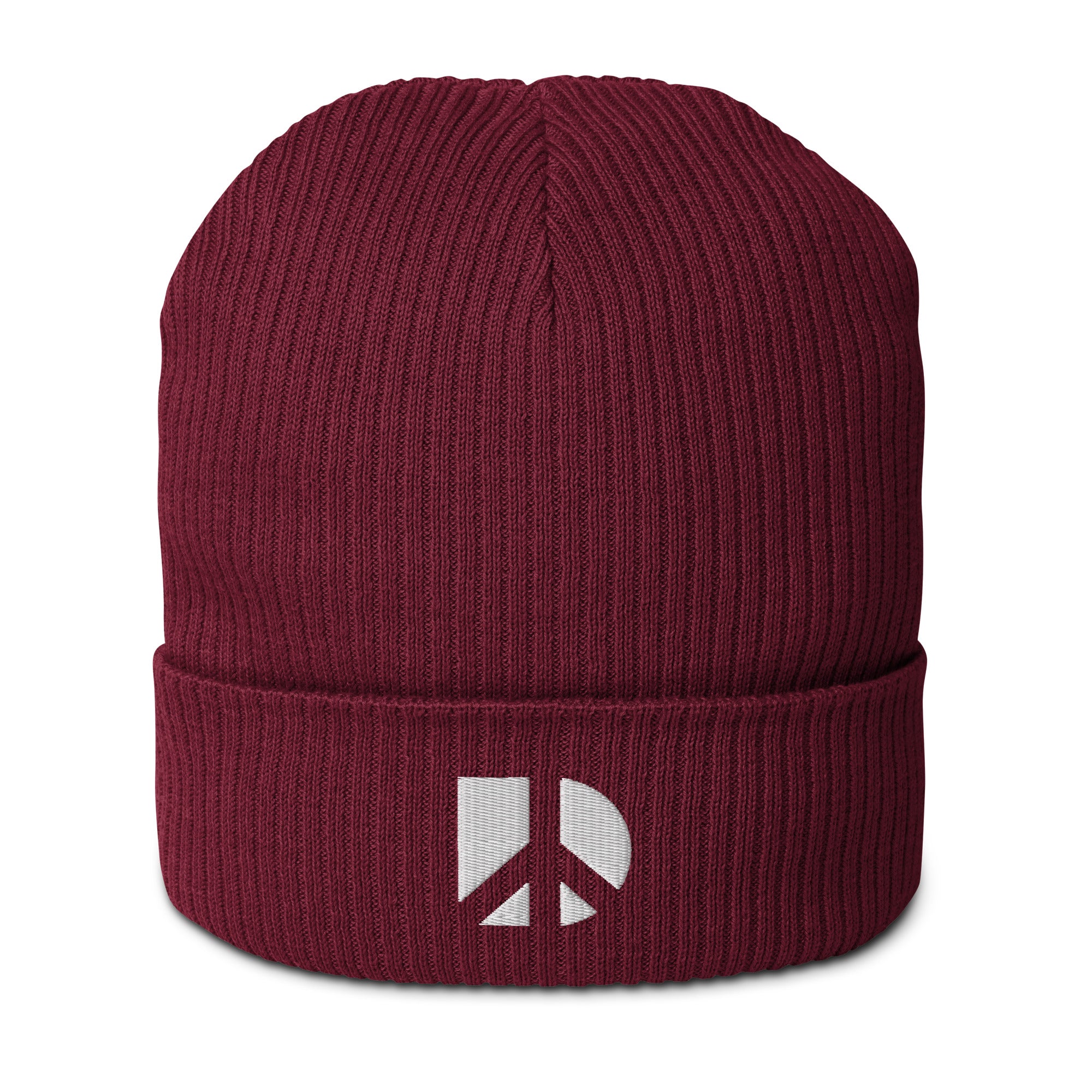 Organic ribbed beanie