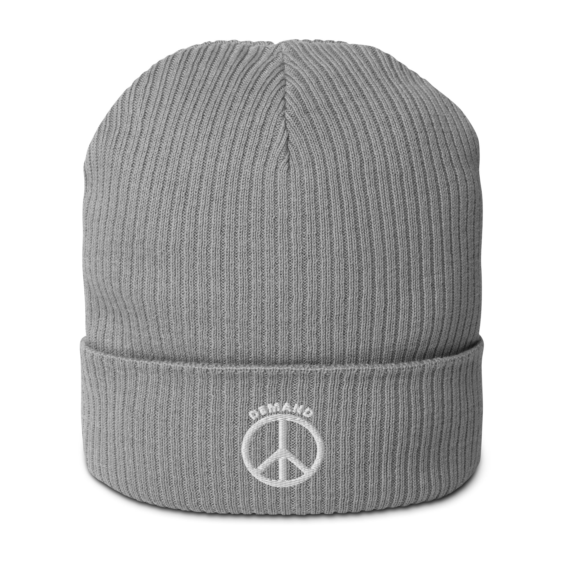 Organic ribbed beanie