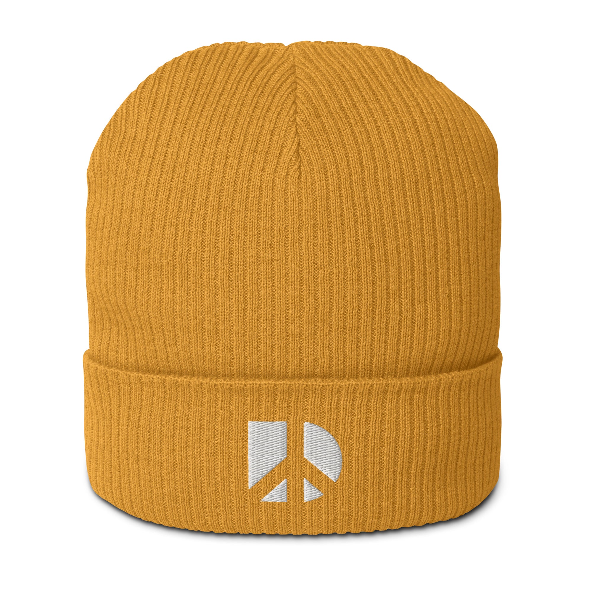 Organic ribbed beanie