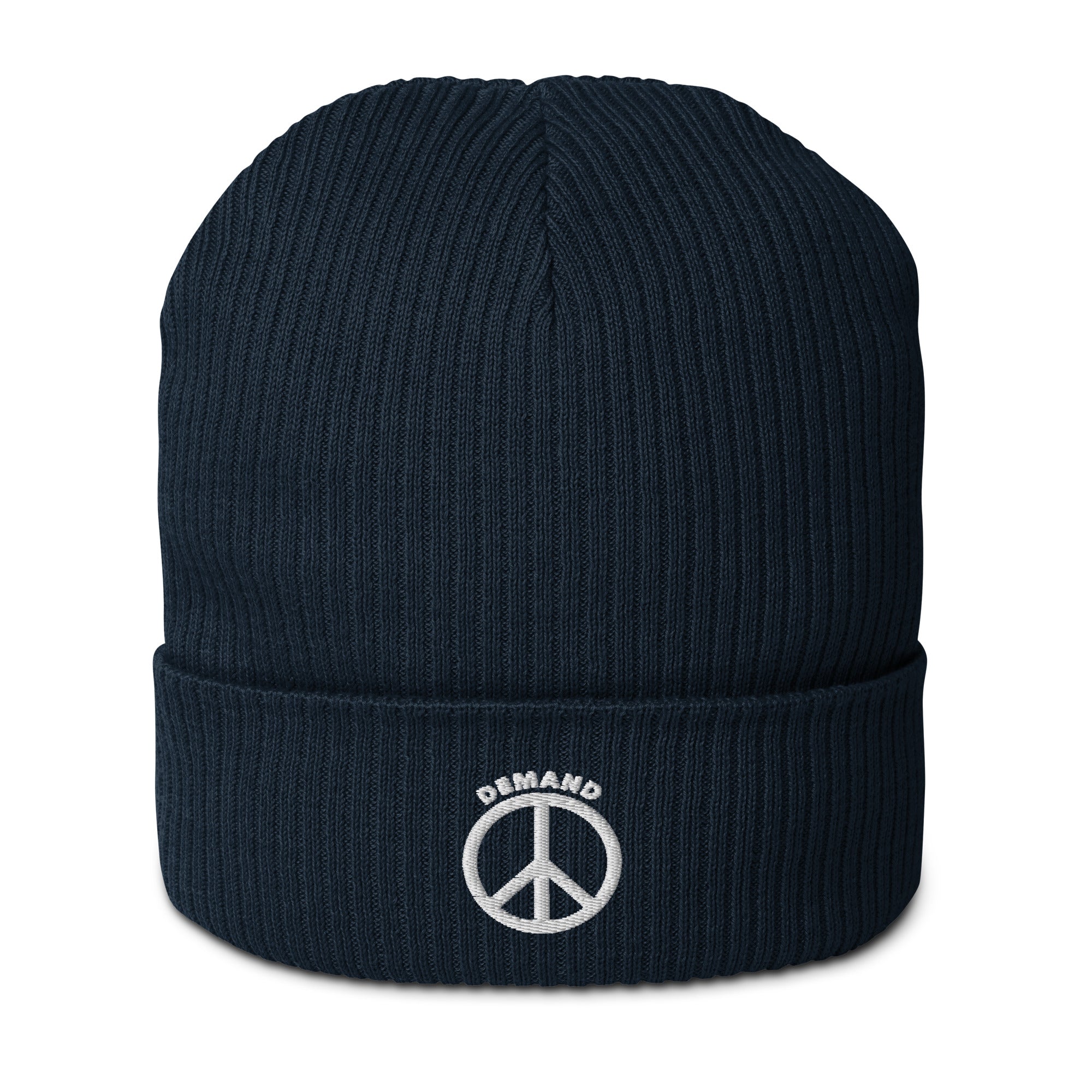 Organic ribbed beanie
